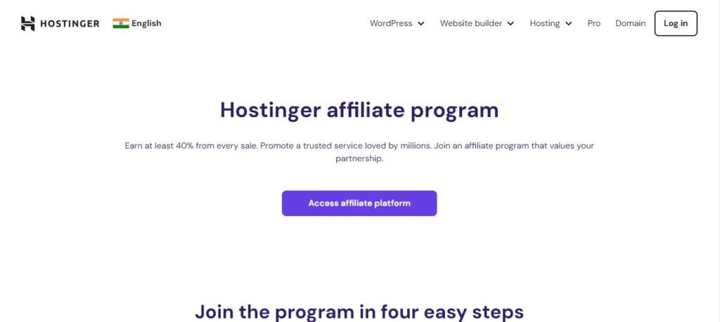 Affiliate program