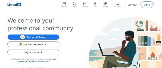 LinkedIn website