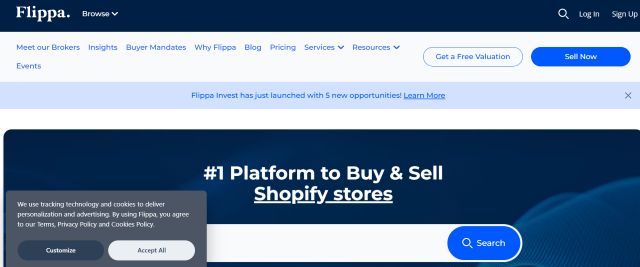 Flippa Official Website