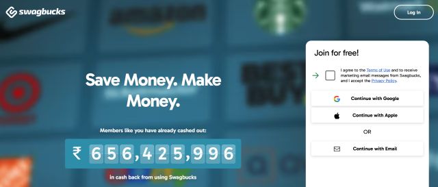 Swagbucks website