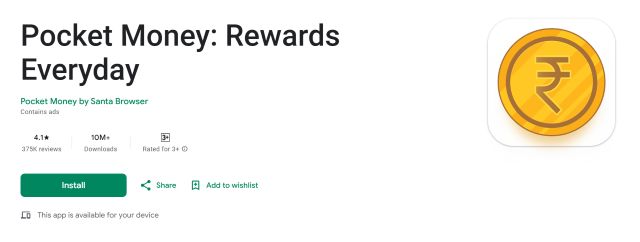 Pocket Money App